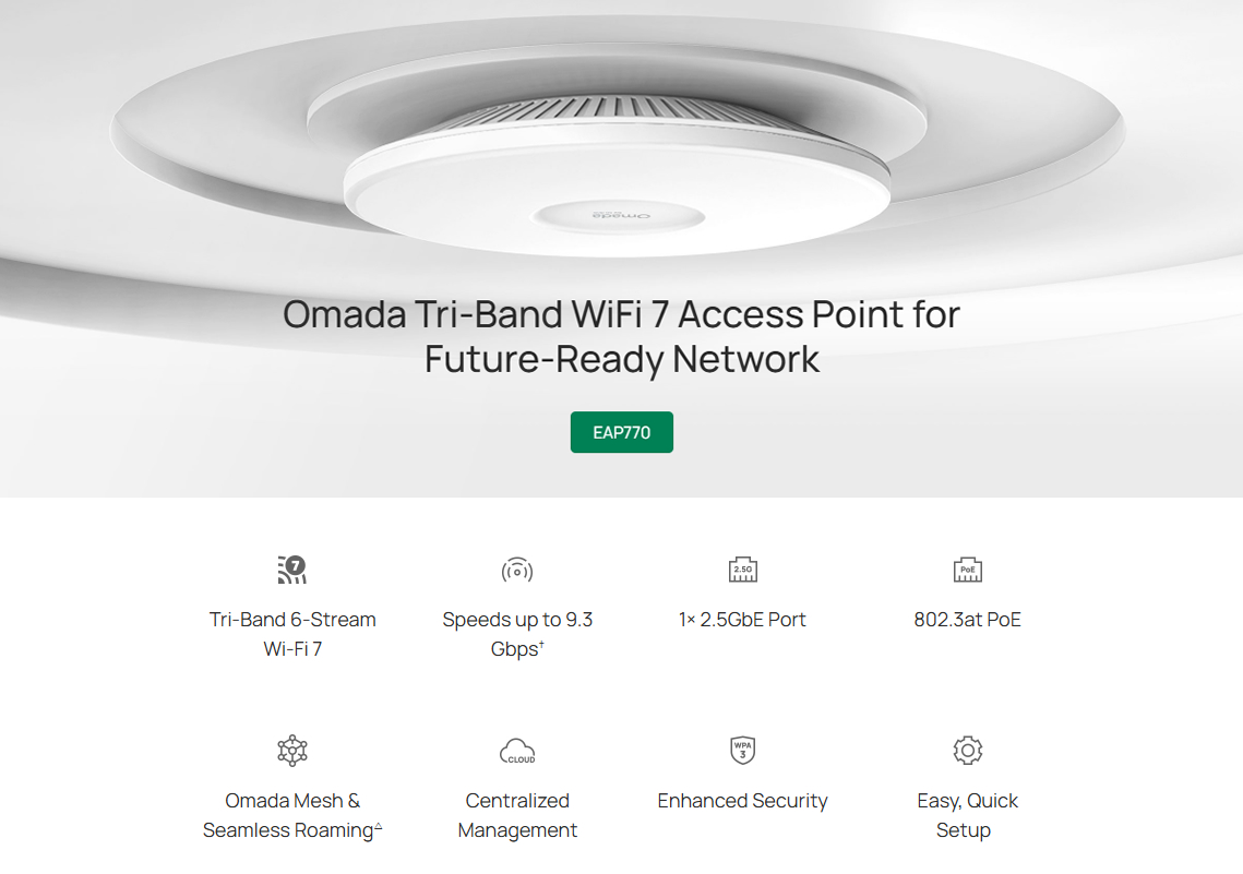 TP-Link EAP770 (BE9300)